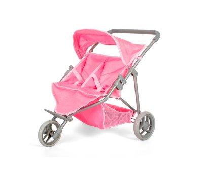 Pink Twin Doll Stroller