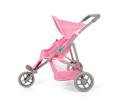 Pink Twin Doll Stroller