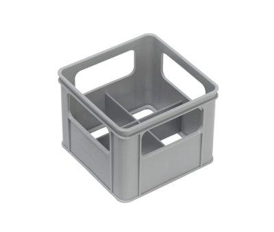 Grayscale Tray for 4 Bottles