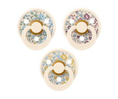 Pack 3 Chupetes BIBS Try-It Liberty Eloise Ivory