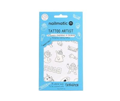 12 Temporary Tattoos to Color Monsters