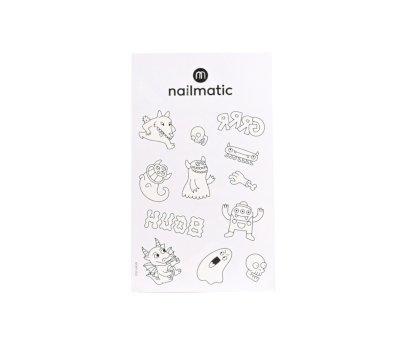 12 Temporary Tattoos to Color Monsters