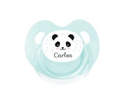 Aqua Panda Personalised Retro Pacifier