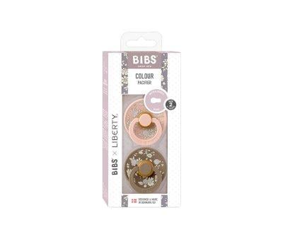 2 Chupetes BIBS Colour Simtrica Liberty Capel Blush
