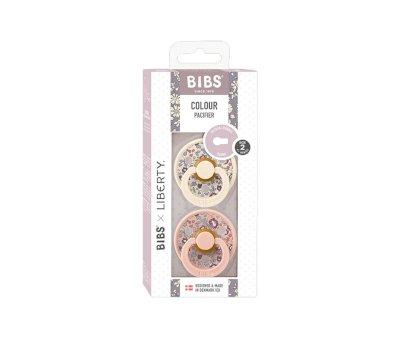 2 Chupetes BIBS Colour Anatmica Liberty Eloise Blush
