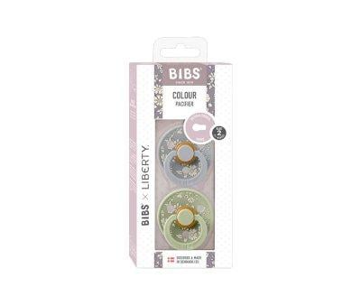 2 Chupetes BIBS Colour Anatmica Liberty Capel Sage