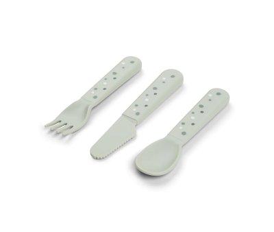 Set Posate Happy Dots Green