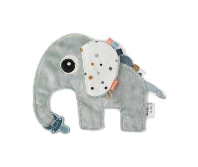 Doudou Porte-ttine Bleu Elphee