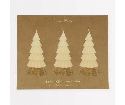 3 Velas de rbol Navidad