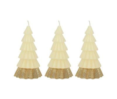 3 Velas de rbol Navidad