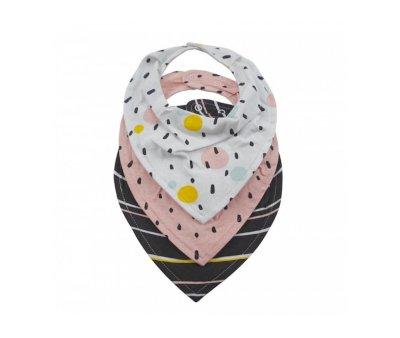 Set of 3 Pink Bandanas
