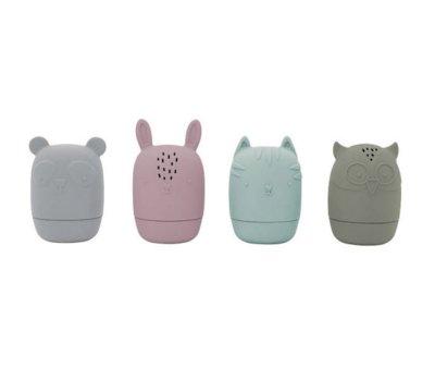 4 Silicone Bath Toys