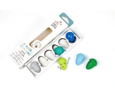 6 Craies de Cire Forme Gland Cold Colour