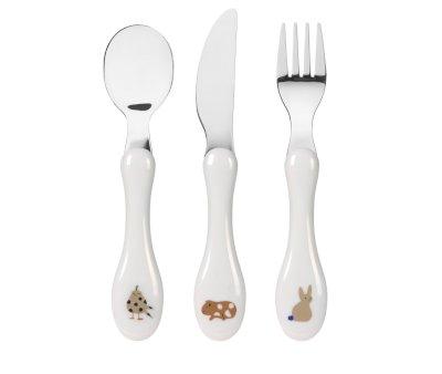 Set of 3 Little Mateys Cutlery Royal Blue
