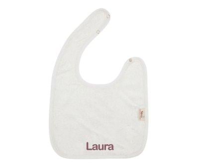 Silver Grey Personalised Bib