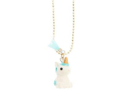 Collar Unicorn Turquoise