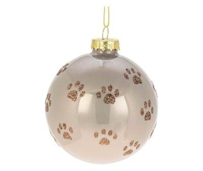 Impresses digitais de bola de cristal opala Puppy Brown