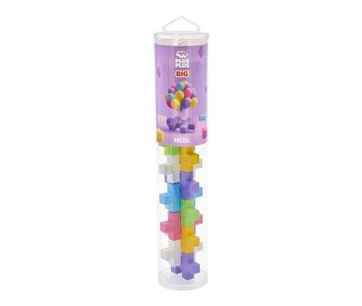 Tubo Plus-Plus BIG Pastel Mix 15 pezzi