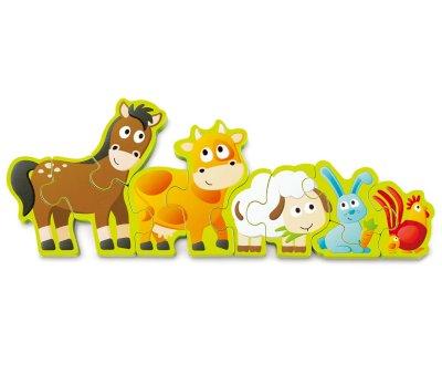 Puzzle Numbers and Farm Animals