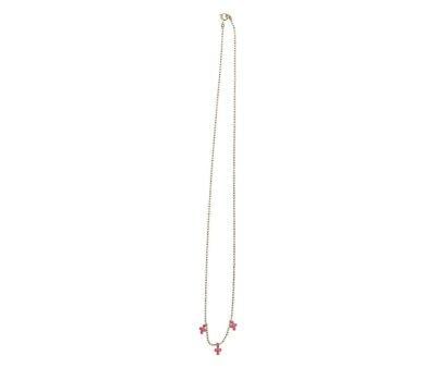 Collar de Cruces Rosas