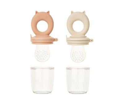 Silicone Anti-Choking Feeder Tuscany Rose/Apple Blossom