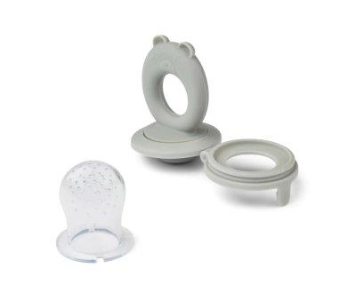 Alimentatore Silicone Whale Blue/Dove Blue