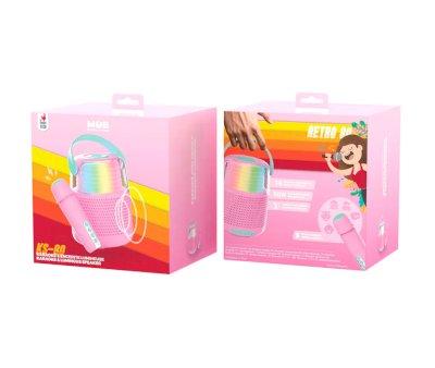 Bluetooth Speaker with Karaoke KS-80 Pink