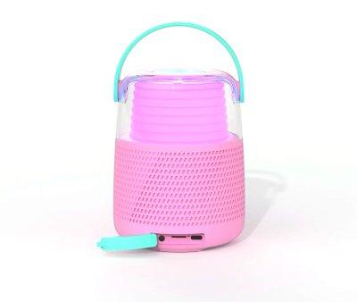 Bluetooth Speaker with Karaoke KS-80 Pink