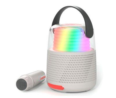 Bluetooth Speaker and Karaoke KS-80 Grey