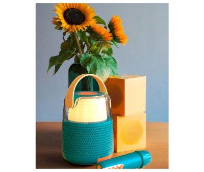 Bluetooth Speaker and Karaoke KS-80 Turquoise Blue