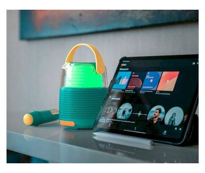 Bluetooth Speaker and Karaoke KS-80 Turquoise Blue