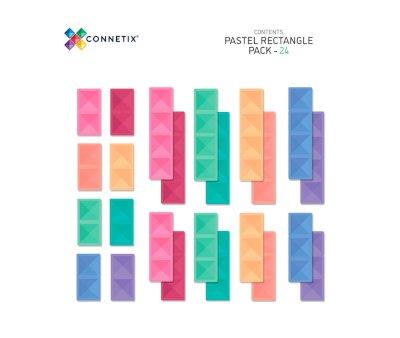Connetix 24 - Pastel Rectangle Pack