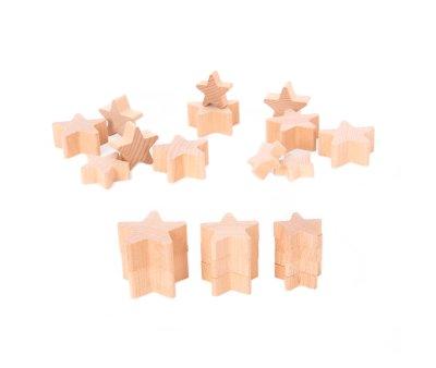 Natural Wood Stars