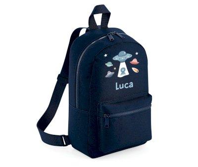 Mini Fashion Navy Personalized Backpack The Martians