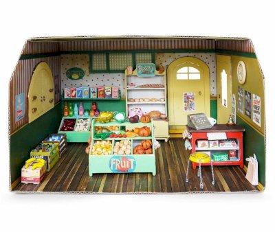 Habitacin Cartn Tienda de Alimentacin