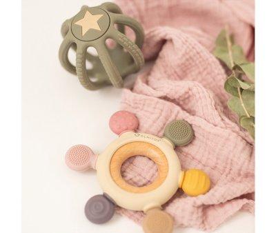 Silicone Pink Sensory Teething Set