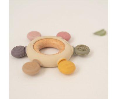 Silicone Pink Sensory Teething Set
