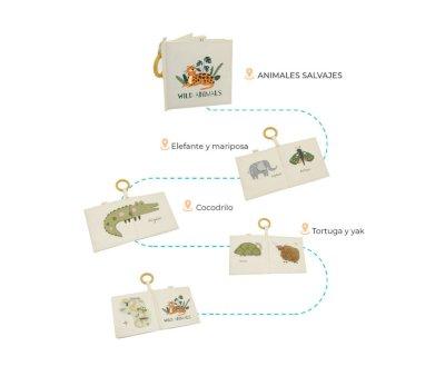 Wild Animals Fabric and Textures Book