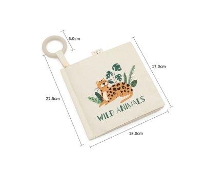 Wild Animals Fabric and Textures Book