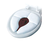 Asiento Reductor WC Acolchado Plegable Blanco