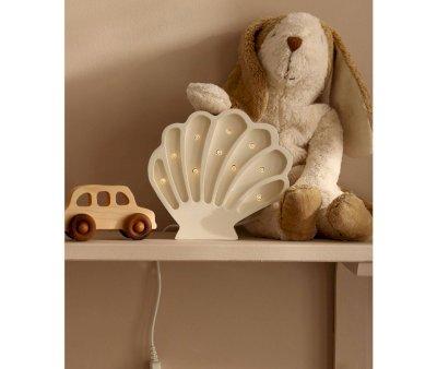 Lampshade Seashell Pearl White