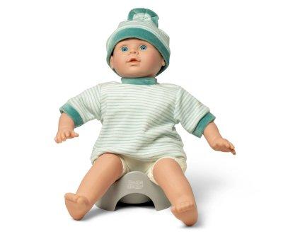 Gray Wooden Potty for Dolls