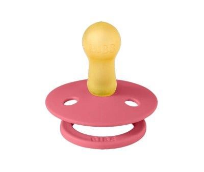 2 Chupetes BIBS Colour Round Dusty Pink/Coral