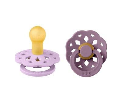 2 Chupetes BIBS Boheme Violet Sky/Mauve