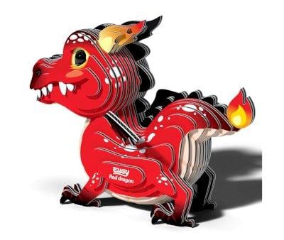 Puzzle 3D Eugy Dragon Rouge