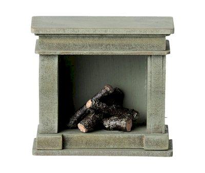 Mini lareira Maileg para casa em miniatura