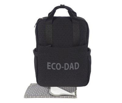 XL Eco Dad Black Backpack