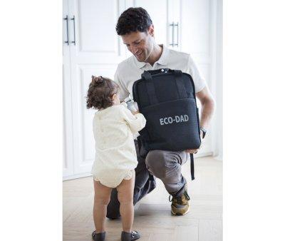 XL Eco Dad Black Backpack