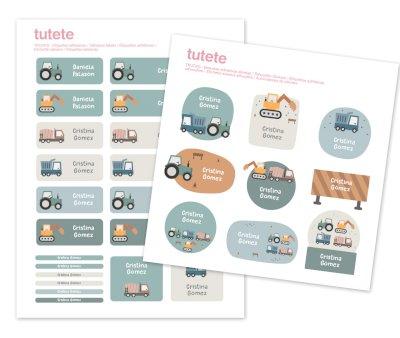 29 Autocollants pour Objets Trucks