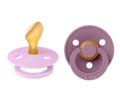 2 Chupetes BIBS Colour Anatmica Violet Sky/Mauve